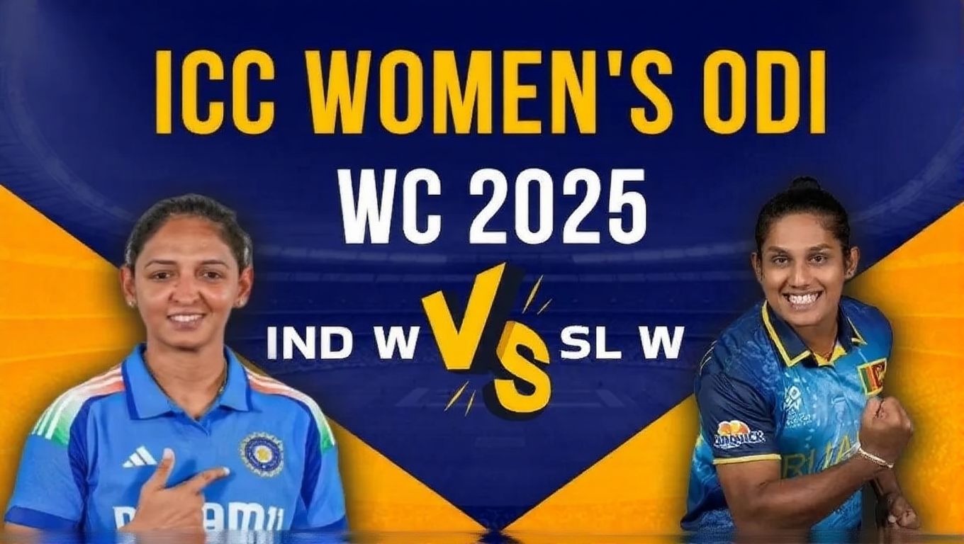 IND vs SL Women’s World Cup Live: Amanjot Kaur’s 50 Can’t Save India from Collapse; Seven Down in Shortened Match.